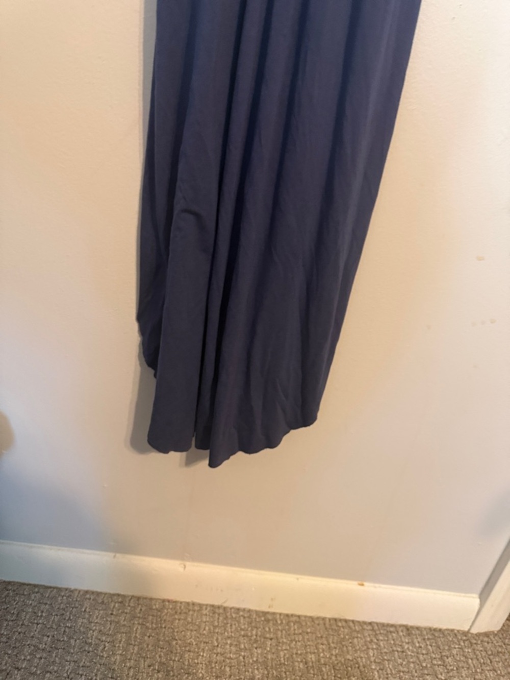 Lush Blue Side Cutout Maxi Tee Shirt Dress Extra Small - Picture 6 of 9